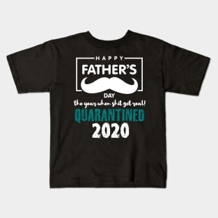 fathers day quarantine Kids T-Shirt